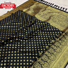 Black Handloom Banarasi Silk Rich Zari Saree