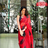 Red Organza Handwork Fancy Saree