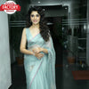 Dusty Blue Designer Sequins Partywear Saree