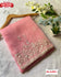 Baby Pink Pure Organza Thread Embroidery Saree