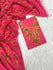 Pink Woolen Kurtha Piece With Kashmiri Embroidery Work