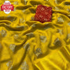 Yellow Viscose Georgette Rich Zari Worked Saree