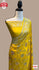 Yellow Banarasi Georgette Khadi Silk Saree