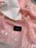 Baby Pink Pure Khadi Organza Floral Fancy Saree