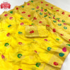 Yellow Pure Dola Silk Banarasi Weaving Saree