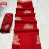 Red Handloom Silk Saree