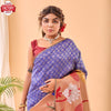 Royal Blue Pure Paithani Silk Rich Weaving Partywear Saree