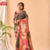 Black Pure Paithani Silk Rich Weaving Partywear Saree