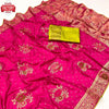 Pink Pure Dola Silk Banarasi Meenakari Work Saree