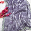 Dusty Lavender Pure Jimmy Choo Partywear Stone Work Saree