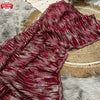 Ruby Red Jimmy Choo Partywear Sequins Saree