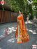 Orange Pure Banarasi Paithani Silk Partywear Saree