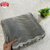 Ash Grey Jimmy Choo Zarkan Border Partywear Saree