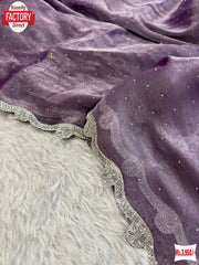 Onion Jimmy Choo Zarkan Border Partywear Saree