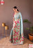 Powder Blue Pure Paithani Silk Banarasi Saree