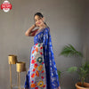Royal Blue Pure Paithani Silk Banarasi Saree