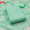 Sea Green Georgette Chikankari Kurtha Suruwal Piece