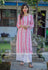 Red and Pink Striped Kurtha Palazzo Set