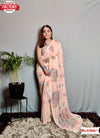 Pure Bemberg Chiffon Digital Printed Saree