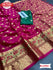 Pure Organza Meenakari Banarasi Silk Saree
