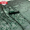 Green Soft Silk Silver Zari Saree