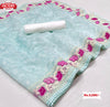 Sky Blue Pure Organza Saree With Chikankari Work