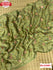 Dusty Green Chiffon Silk Lucknowi Embroidered Stone-work Saree