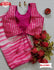 Pink Shibori Print Georgette Saree With Readymade Blouse
