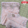 Baby Pink Pure Georgette Partywear Saree