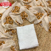 Pure Chiffon Silk Saree With Handwork