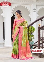 Pure Banarasi Organza Designer Saree
