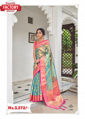 Pure Banarasi Organza Designer Saree