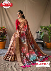 Dola Viscose Banarasi Border Designer Saree