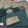 Green and Gold Banarasi Silk Saree