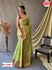 Pista Green Pure Tussar Silk Saree
