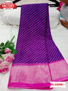 Pure Chiffon Saree With Weaving Border