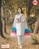 White Kurtha Palazzo Dupatta Set