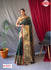 Basil Green Pure Soft Kanchipuram Silk Saree