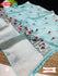 Faint Blue Organza Designer Saree