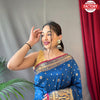 Royal Blue Pure Soft Kanchipuram Silk Saree