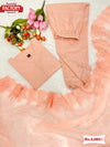 Peach Kurtha Pant Dupatta Set