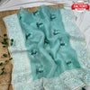 Pure Organza Embroidered Partywear Saree