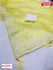 Light Yellow Organza Embroidered Partywear Saree