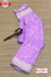 Lavender Satin Organza Embroidered Saree