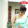 Light Blue Pure Organza Chikankari Saree