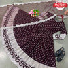 Maroon Embroidered Gown Dupatta Set