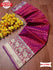 Magenta Soft Banarasi Zari Weaving Saree