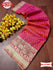 Pink Soft Banarasi Zari Weaving Saree