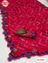 Hot Pink Embroidered Georgette Designer Saree
