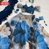 Digital Printed Wide Flair Organza Lehenga Choli